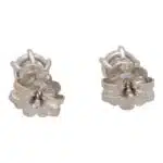 Vintage 1.50ct Diamond Solitaire Stud Earrings