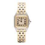 Vintage Cartier Panthere 22mm Gold and Steel Watch