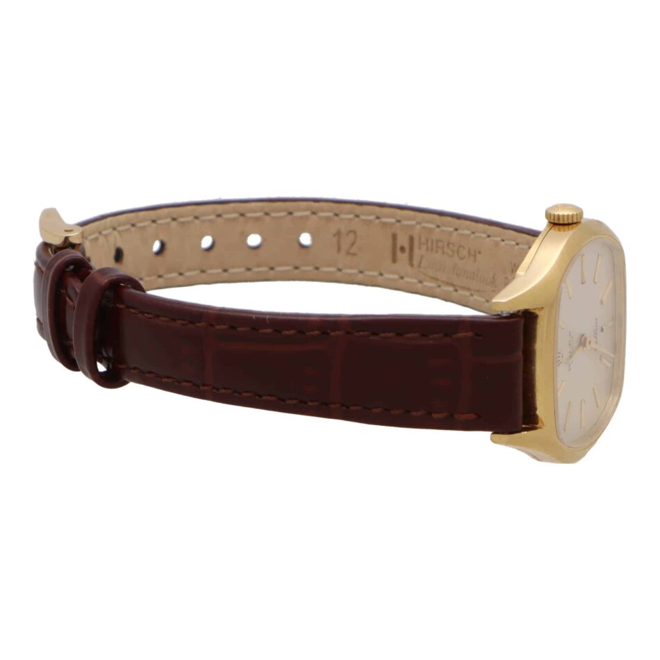 Vintage 1971 Rolex Cellini Watch in 18k Yellow Gold