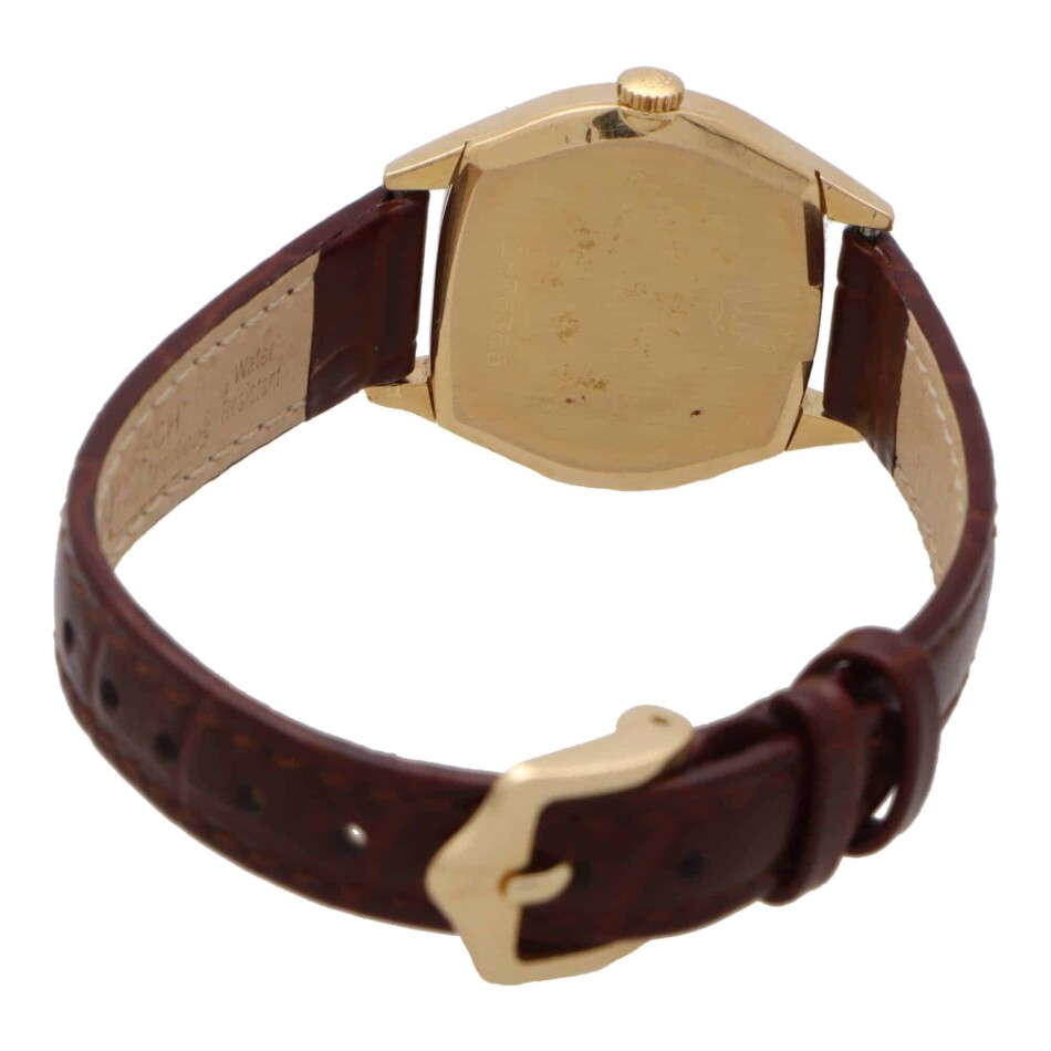 Vintage 1971 Rolex Cellini Watch in 18k Yellow Gold