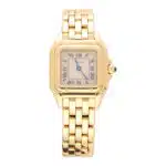 Vintage Cartier Panthere Yellow Gold Watch