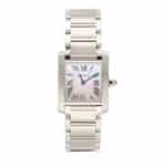 Vintage Cartier Tank Francaise Mother of Pearl Watch