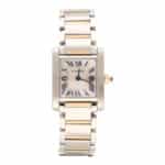 Vintage Cartier Tank Francaise Rose Gold & Mother of Pearl Watch