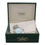 Vintage 1961 Manual ‘Tiffany Blue’ Rolex Oyster Date Watch
