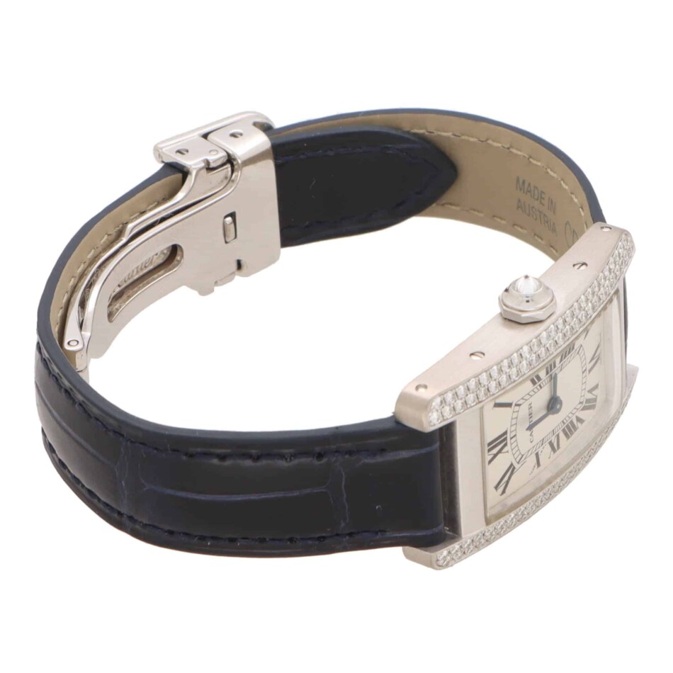 Vintage Cartier Diamond Tank Americaine Watch
