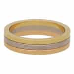 Vintage Cartier Trinity ‘Vendome Louis’ Band Ring Size 55