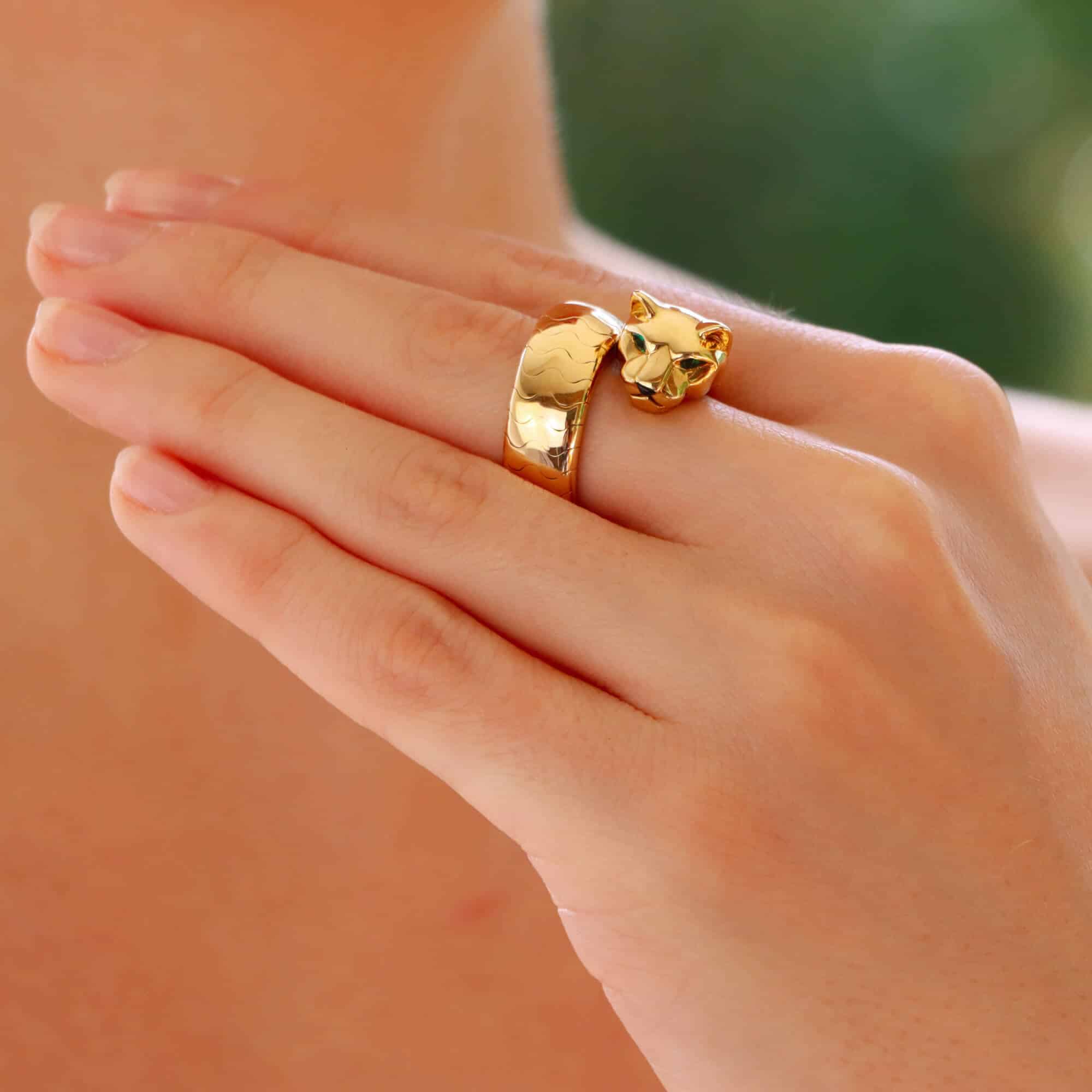 Cartier leopard ring price online