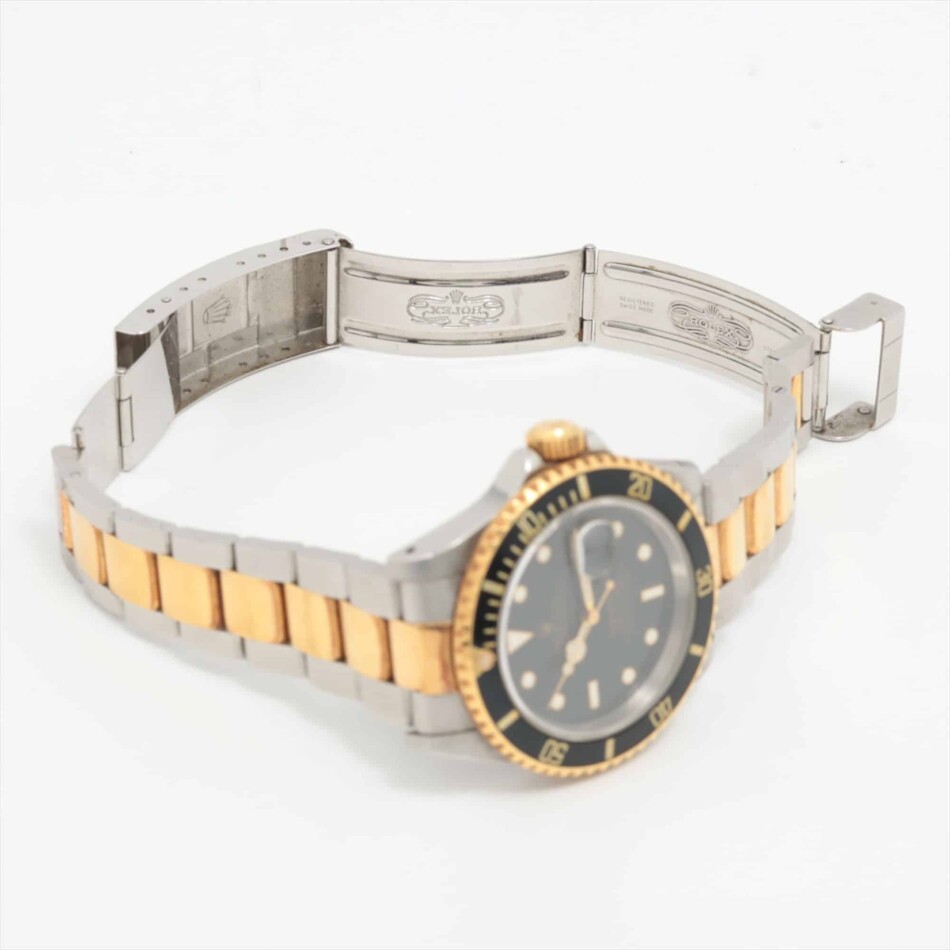 Vintage 1994 Rolex Submariner 16613 in Steel and Gold