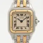Vintage Cartier Panthere 22mm Gold and Steel Watch