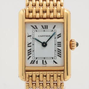 Vintage Cartier Tank Louis Watch in 18k Yellow Gold