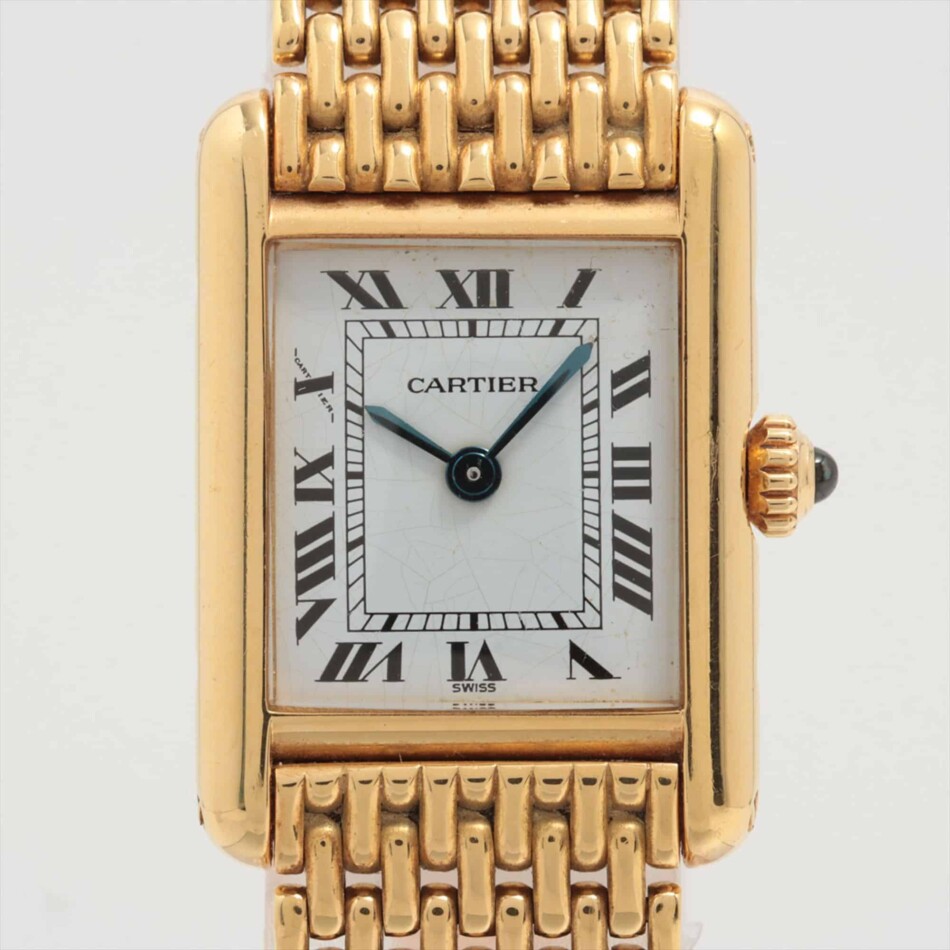 Vintage Cartier Tank Louis Watch in 18k Yellow Gold