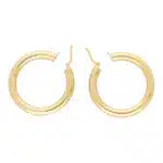 Chunky Gold Hoop Earrings