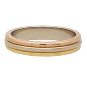 Vintage Cartier Trinity ‘Vendome Louis’ Band Ring Size 54