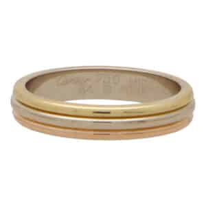 Vintage Cartier Trinity ‘Vendome Louis’ Band Ring Size 54