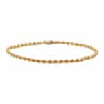 Twisted Chain Bracelet in 18k Yellow Gold