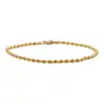 Twisted Chain Bracelet in 18k Yellow Gold