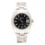 Vintage 2009 Automatic 31mm Rolex DateJust with Black Dial