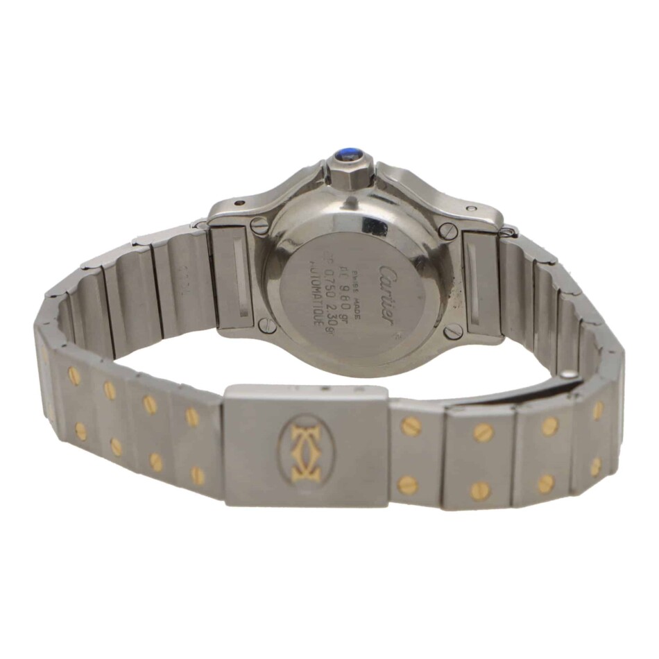 Vintage Cartier Santos Octagon Watch with Automatic Movement