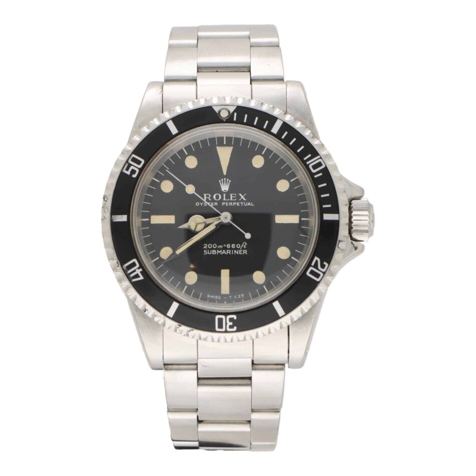 Vintage 1967 Rolex 5513 Oyster Perpetual Submariner Watch