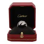 Vintage Cartier Panther Claw Onyx and Diamond Ring