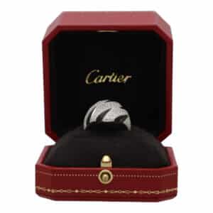 Vintage Cartier Panther Claw Onyx and Diamond Ring
