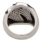 Vintage Cartier Panther Claw Onyx and Diamond Ring