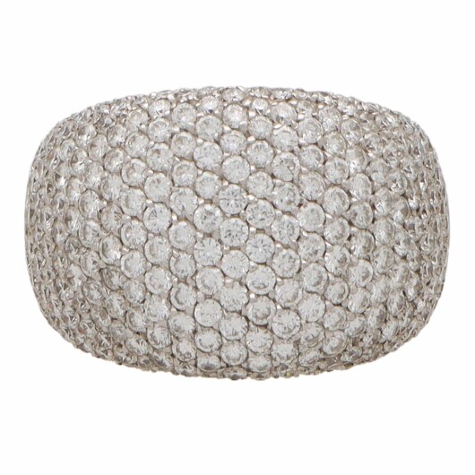 Vintage Diamond Bombe Ring