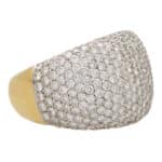 Vintage Diamond Bombe Ring