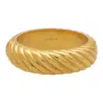 Vintage 1980's Italian Chunky Hinged Bangle