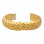 Vintage 1980's Italian Chunky Hinged Bangle