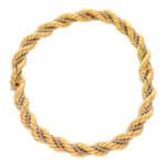 Vintage Convertible Twisted Rope Necklace / Bracelet
