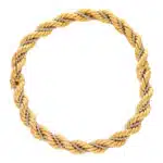 Vintage Convertible Twisted Rope Necklace / Bracelet