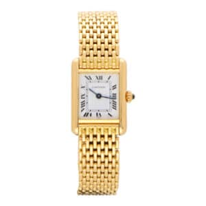 Vintage Cartier Tank Louis Watch in 18k Yellow Gold