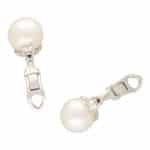 Vintage Tiffany & Co. Pearl and Diamond Earrings
