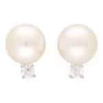 Vintage Tiffany & Co. Pearl and Diamond Earrings