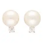Vintage Tiffany & Co. Pearl and Diamond Earrings