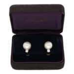 Vintage Tiffany & Co. Pearl and Diamond Earrings