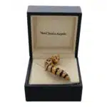 Vintage 1980's Van Cleef & Arpels Genet Cat Brooch
