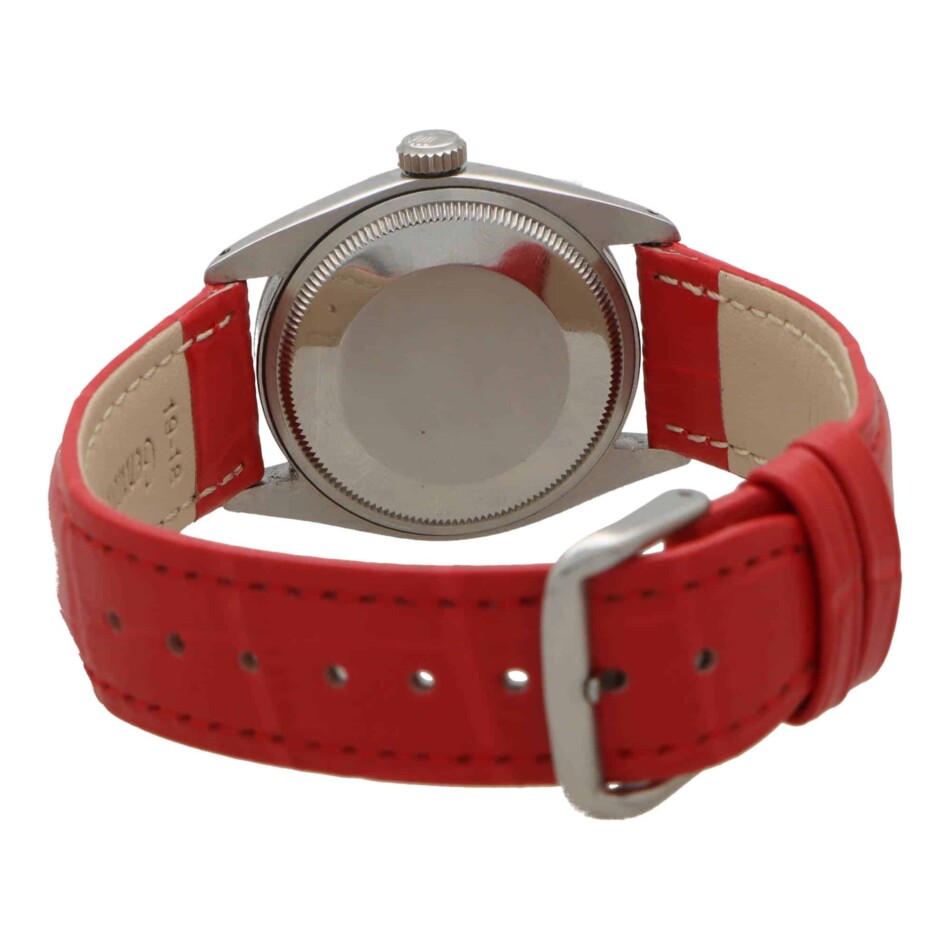 Vintage 1966 Automatic Rolex Watch with Custom Rainbow Dial