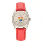 Vintage 1966 Automatic Rolex Watch with Custom Rainbow Dial