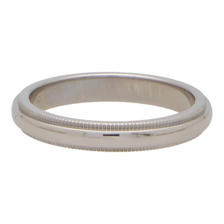 Vintage Tiffany & Co. Milgrain Wedding Band