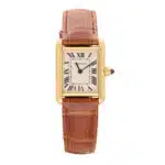 Vintage Cartier Tank Louis 2442 Watch in Yellow Gold