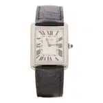 Vintage Cartier Tank Solo 3169 Watch in Steel