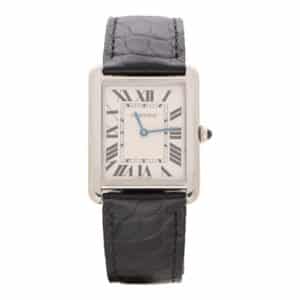 Vintage Cartier Tank Solo 3169 Watch in Steel