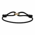 Vintage Cartier Trinity Black Cord Bracelet