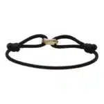 Vintage Cartier Trinity Black Cord Bracelet