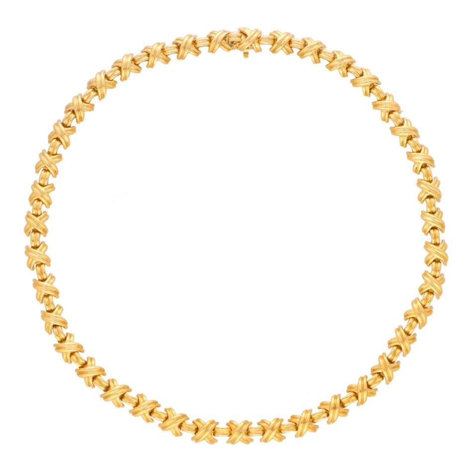 Vintage Tiffany & Co. Signature X Necklace