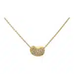 Vintage Elsa Peretti for Tiffany & Co. Diamond Bean Necklace