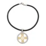 Vintage Bvlgari 'Tondo' Cross Necklace