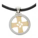 Vintage Bvlgari 'Tondo' Cross Necklace